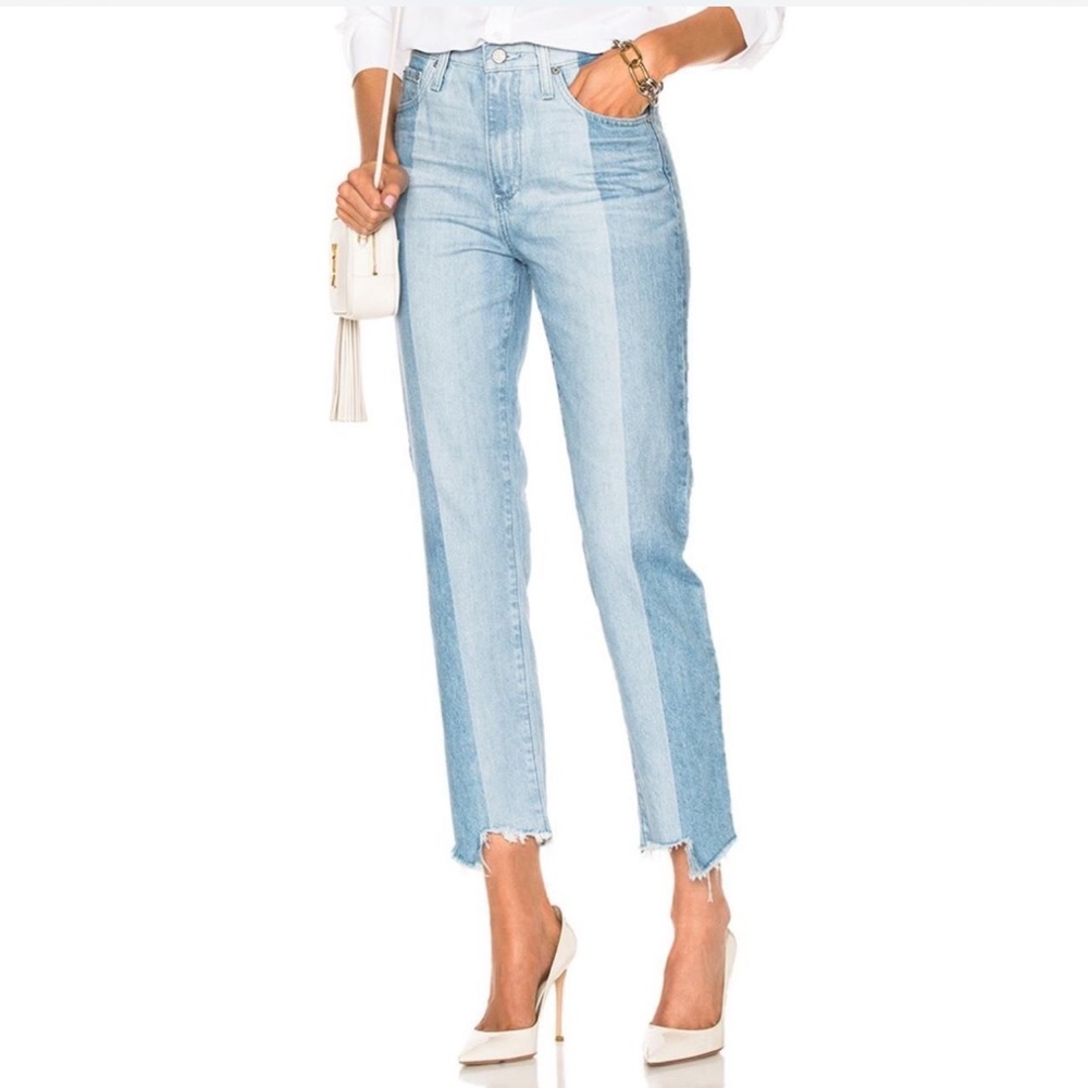 AG Adriano Goldschmied Phoebe High Waist Jeans 19 Year Splinter Shadow Pocket 28
